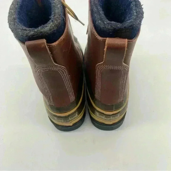 Timberland Mens 8W Insulated Duck Boots 24087 Removable Wool Rayon Inserts - Picture 5 of 9